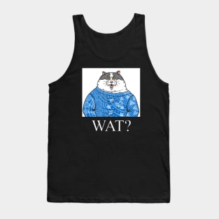 Wat? Cat Tank Top